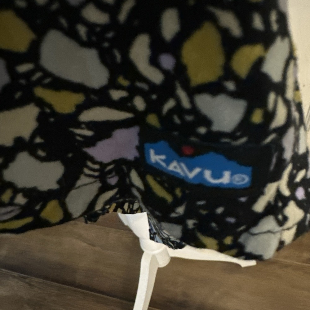Kavu Simone Rock Garden Geo Print Sleeveless Mini Dress Size Large Pockets‎ - Picture 3 of 12
